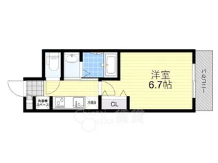 PARK HILLS池田Lien【4階】の間取り