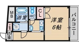 サンワード浜【2階】の間取り