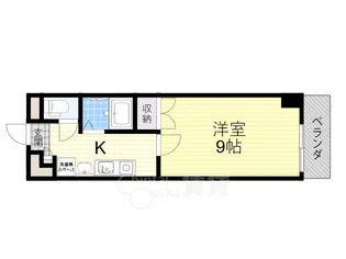 メゾンセルクル【5階】の間取り