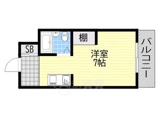 シャトー相川【2階】の間取り