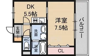 belle louer【2階】の間取り