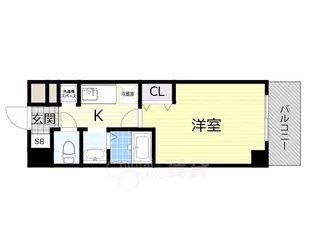 パークフラッツ緑地公園【4階】の間取り