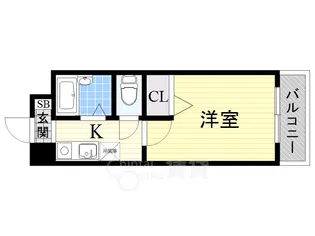 ノルデンハイム淡路【4階】の間取り