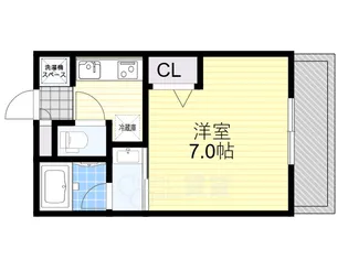 FINE SQUARE 三国【1階】の間取り