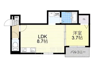 GRAND SQUARE【3階】の間取り