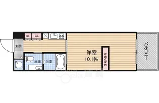 デュオン新大阪レジデンス【10階】の間取り