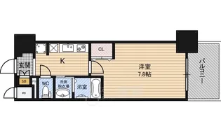 プランドール新大阪NORTHレジデンス【6階】の間取り
