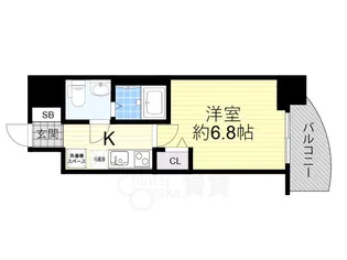 セレニテ江坂グランデ【7階】の間取り