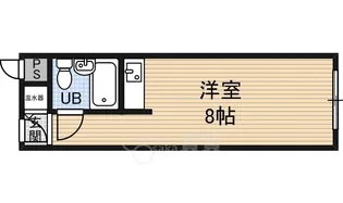 ファミールハイツ北大阪3号棟【2階】の間取り