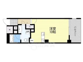 Ritz SQUARE Gran Qbe【3階】の間取り