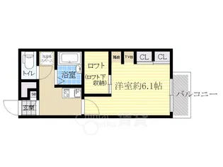 ベルローズ【1階】の間取り