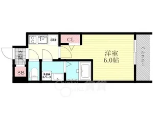エスリード新大阪グランゲートサウス【1階】の間取り