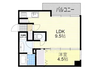 BeeHive吹田駅前【6階】の間取り