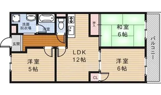 ガーデンハイツ箕面瀬川(旧:ガーデンハイツMASAKI)【2階】の間取り