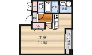 ハーメスアズール【5階】の間取り