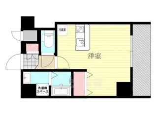 MELDIA CREST TAPP新大阪WEST【10階】の間取り