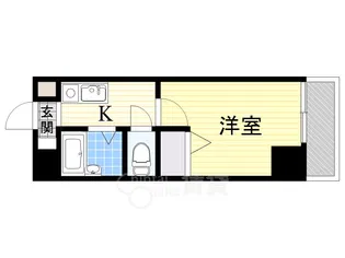 ノルデンハイム淡路【4階】の間取り