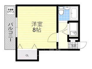服部シティハイツ【2階】の間取り