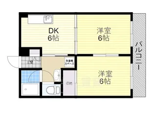 カルム緑地公園2【3階】の間取り