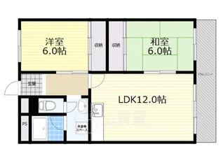 クリークレーン桃山台【3階】の間取り