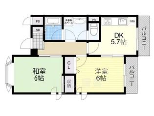 コート・ドゥ・ゼフィーロ【1階】の間取り