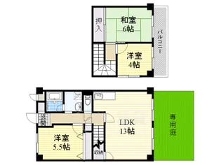 ハイムシンコー【1階】の間取り