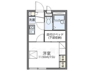 神崎リバーサイド【2階】の間取り