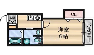 ヴェルエ豊里【3階】の間取り