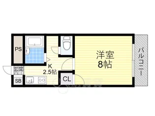 アムール上新庄【1階】の間取り