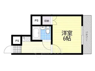 グランドコート新大阪【4階】の間取り
