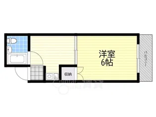 グランドコート新大阪【6階】の間取り
