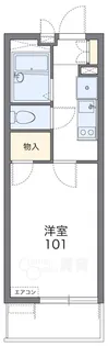 ソレイユ箕面【2階】の間取り