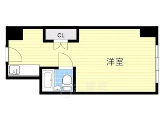 ステュディオ新大阪【4階】の間取り