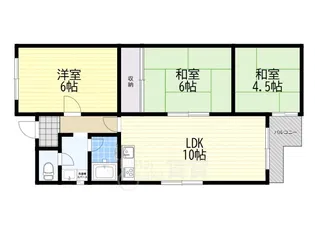 誼マンション【4階】の間取り
