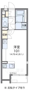 ミランダヴィラ曽根D【2階】の間取り