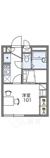 レオパレス櫻根南【1階】の間取り
