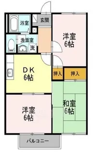 メゾン土谷 C棟【2階】の間取り