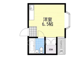 リバーエステート【4階】の間取り
