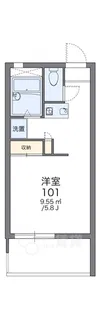 ツインズ加島壱番館【1階】の間取り