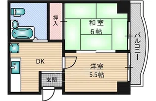 ドルミ新大阪 【11階】の間取り