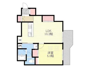 ADVANCE HOSOKAWA6【4階】の間取り