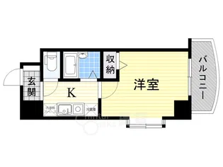 ノルデンハイム小松【7階】の間取り