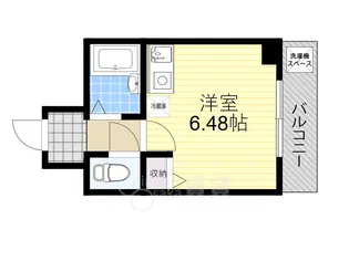 フレア新大阪【6階】の間取り