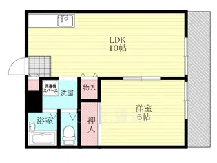 北中島マンション【3階】の間取り