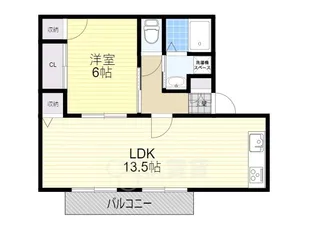 兵庫県川西市久代3丁目【アパート】の間取り