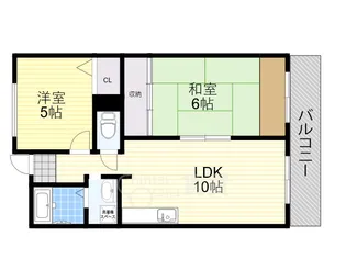 プリムヴェール池田【4階】の間取り