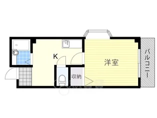 リバティハイム桜井2【2階】の間取り
