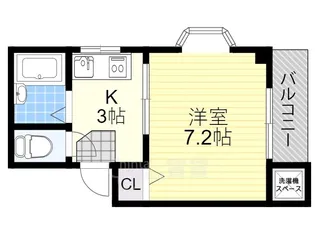大阪府豊中市南桜塚1丁目【マンション】の間取り
