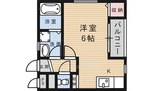ナガタマンション2【2階】の間取り