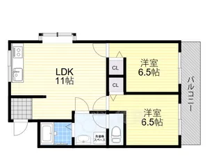 メゾンときわ【4階】の間取り